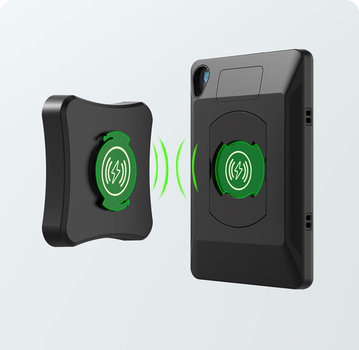 VersaGuard Twist Lock Protective Tablet Case and Dock with Wireless Inductive Charging For iPad Mini 7 (A17 Pro) and iPad Mini 6 CTA DIGITAL
