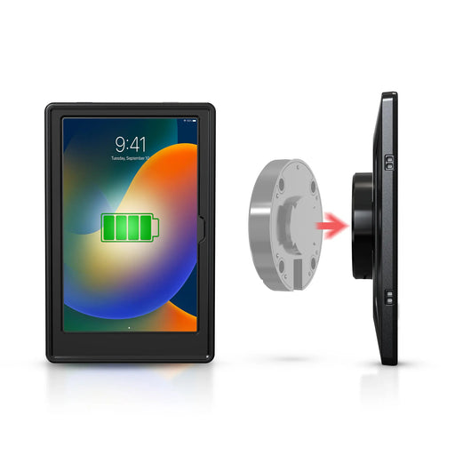 VersaGuard Twist Lock iPad Case with Dock & Wireless Inductive Charging for iPad 10.9-inch 10th Gen or iPad 11 (A16) CTA DIGITAL