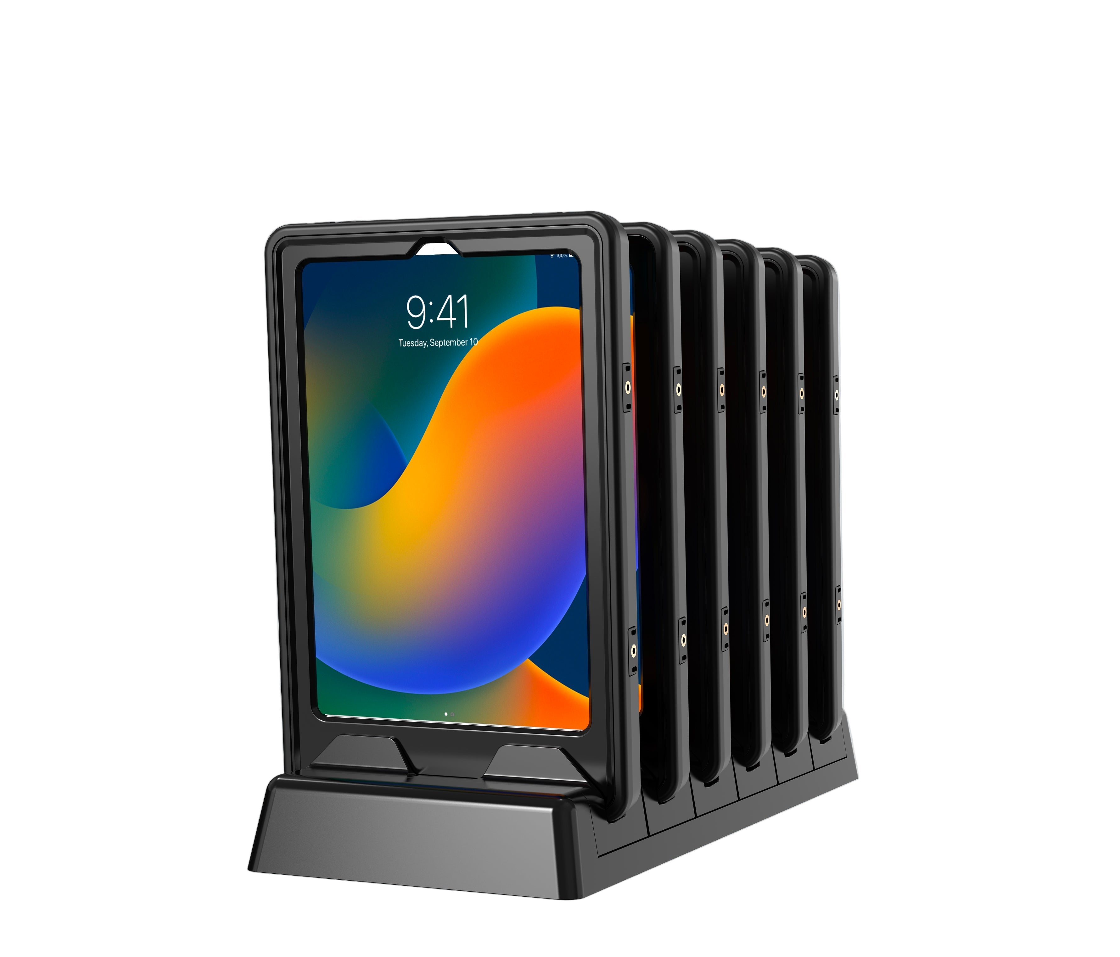 VersaGuard iPad Mini 7 Cases  with a 6 Unit VersaGuard Charging Station 