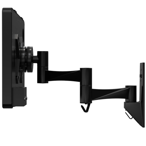 Wall Mount with Security Enclosure and Integrated Honeywell 2D Scanner (Black) CTA DIGITAL