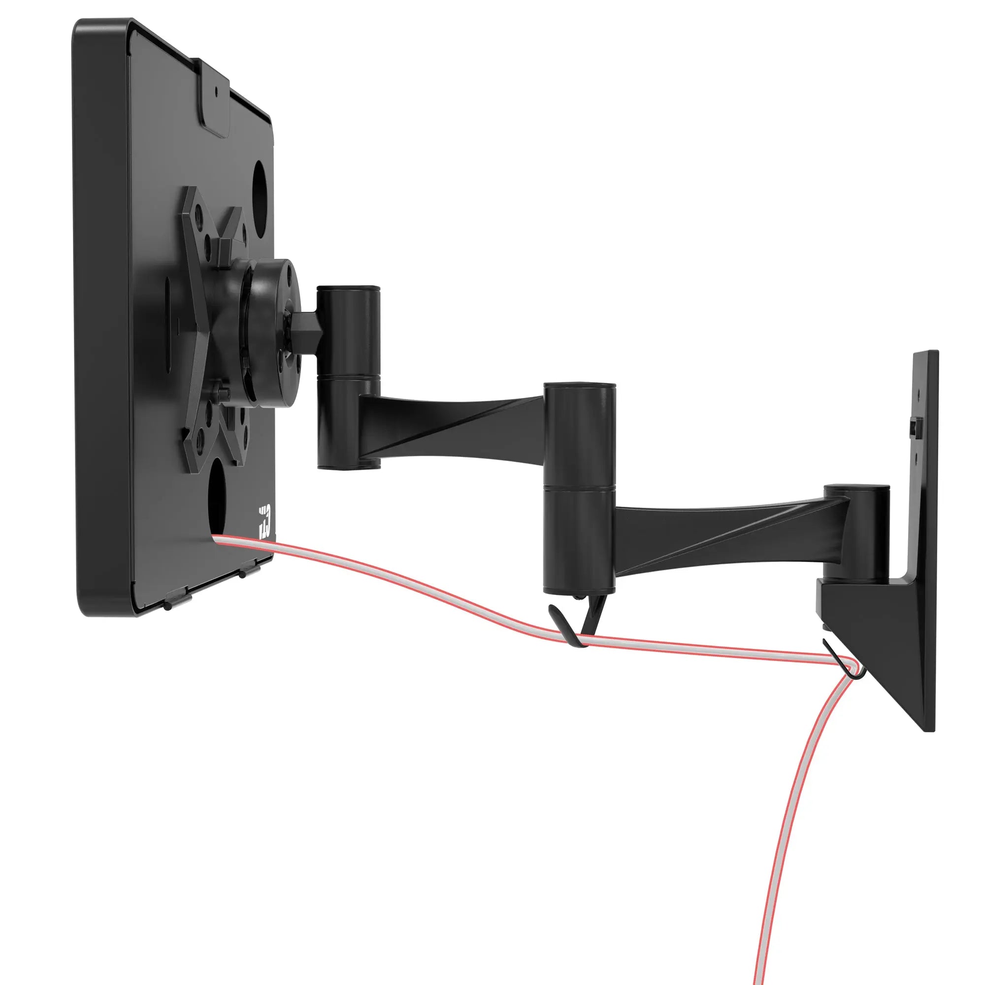 Wall Mount with Security Enclosure and Integrated Honeywell 2D Scanner (Black) CTA DIGITAL