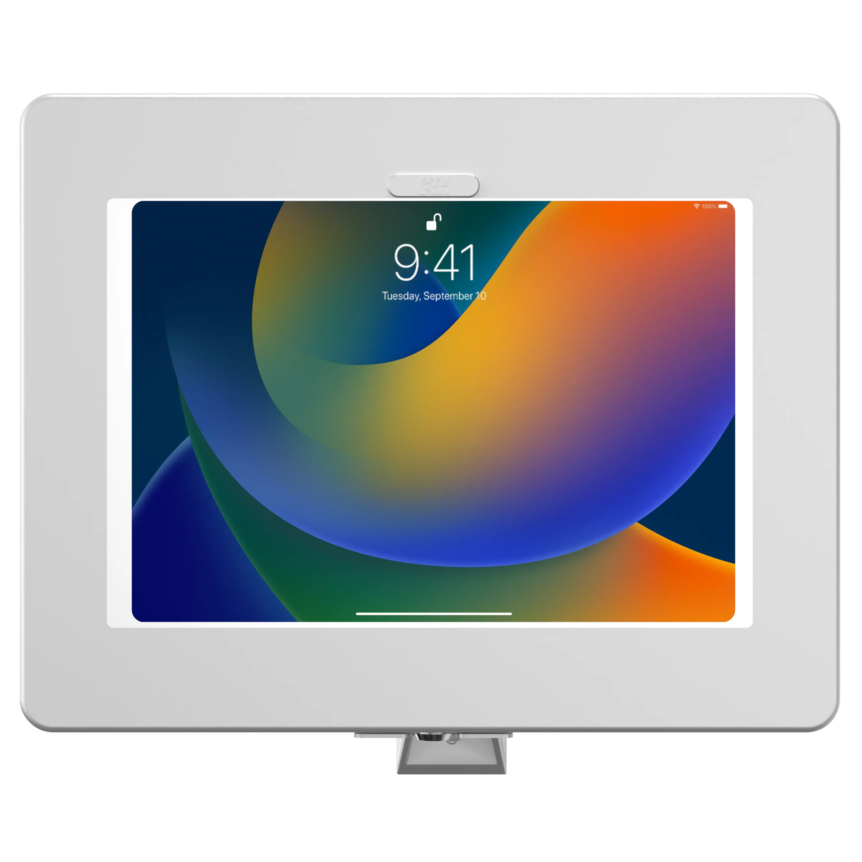 Wall Mount with Security Enclosure and Integrated Honeywell 2D Scanner (Black) CTA DIGITAL