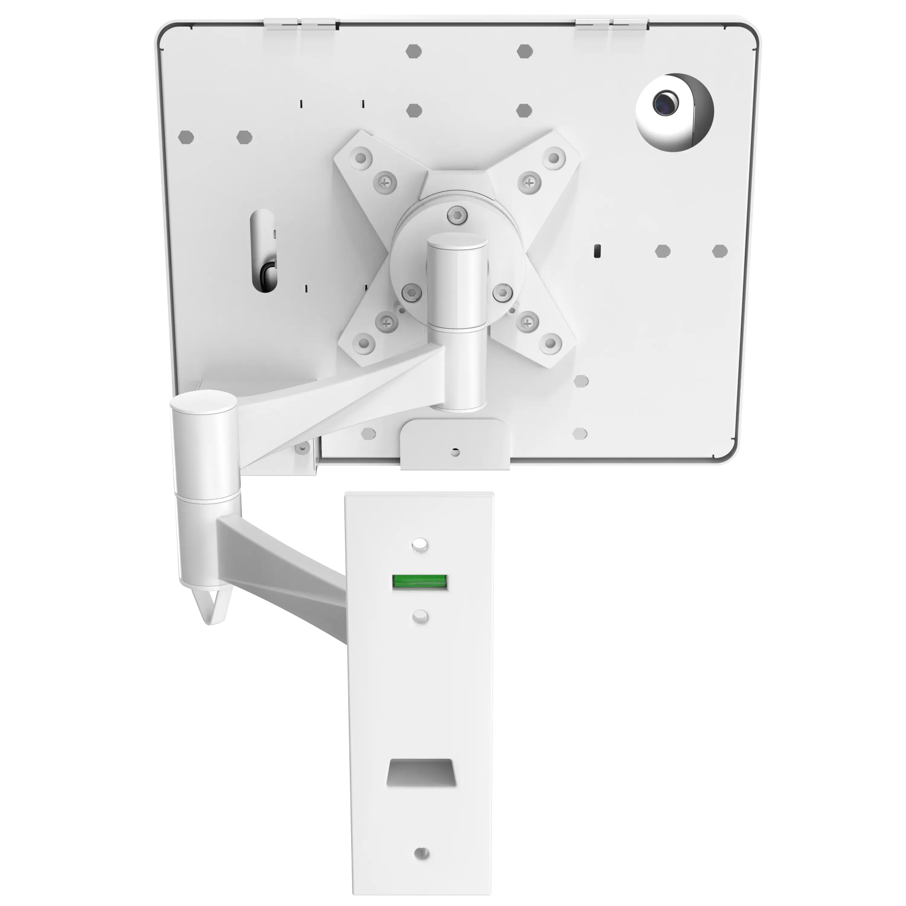 Wall Mount with Security Enclosure and Integrated Honeywell 2D Scanner (Black) CTA DIGITAL