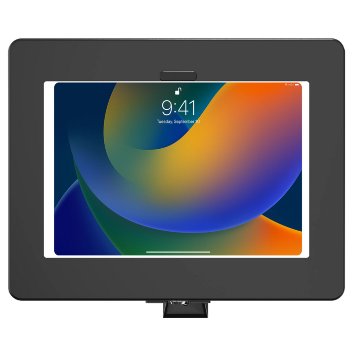 Wall Mount with Security Enclosure and Integrated Honeywell 2D Scanner (Black) CTA DIGITAL