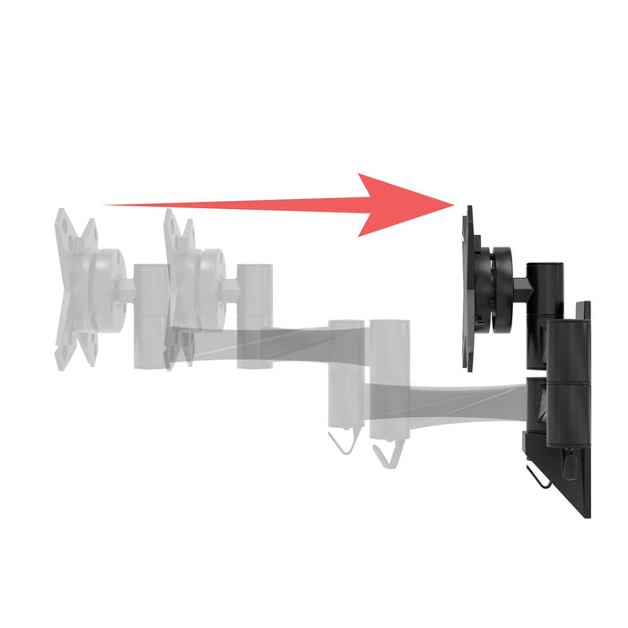 Wall Mount with Security Enclosure and Integrated Honeywell 2D Scanner (Black) CTA DIGITAL