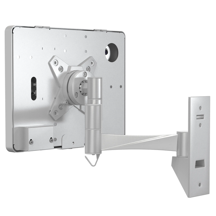 Wall Mount with Security Enclosure and Integrated Honeywell 2D Scanner (Black) CTA DIGITAL