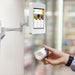 Wall Mount with Security Enclosure and Integrated Honeywell 2D Scanner (Black) CTA DIGITAL