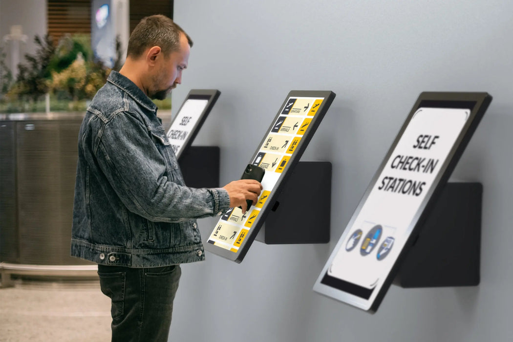 Wall Mount with Storage Area for Elo and Other Displays CTA DIGITAL