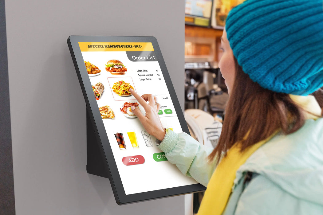 Wall Mount with Storage Area for Elo and Other Displays CTA DIGITAL