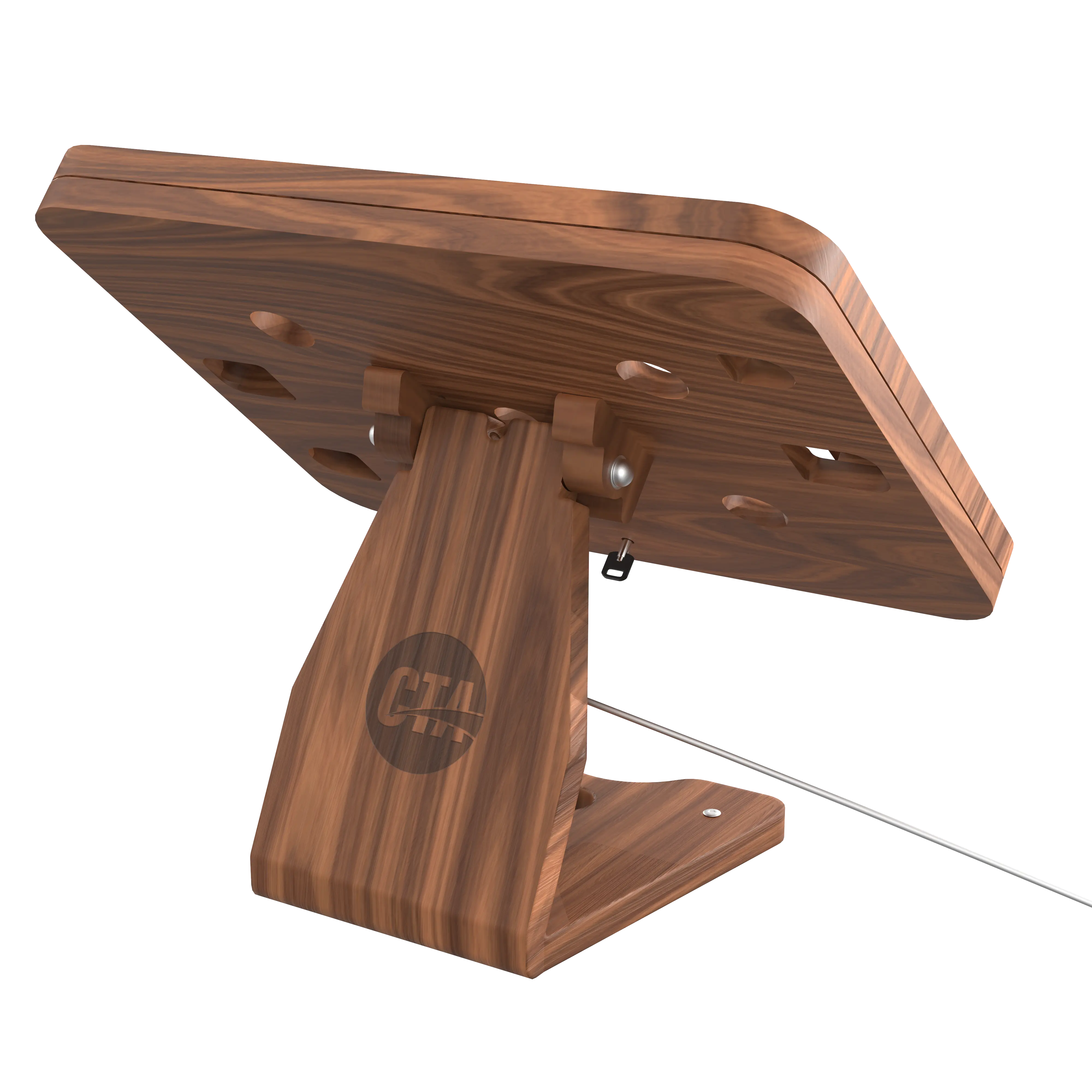 Wooden Security Kiosk Stand