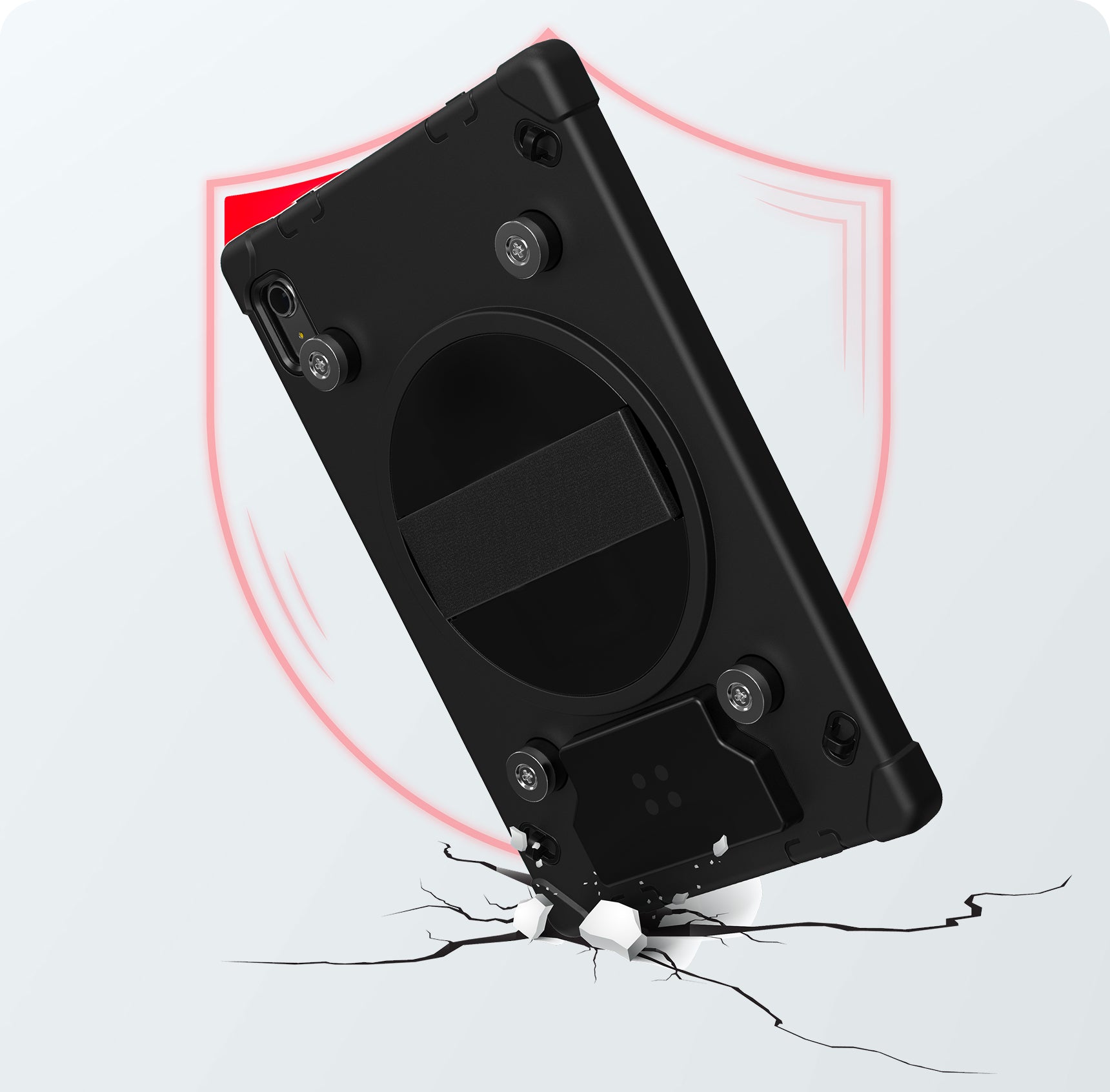 Heavy-Duty Hard Shell Provides  Superior Impact Protection