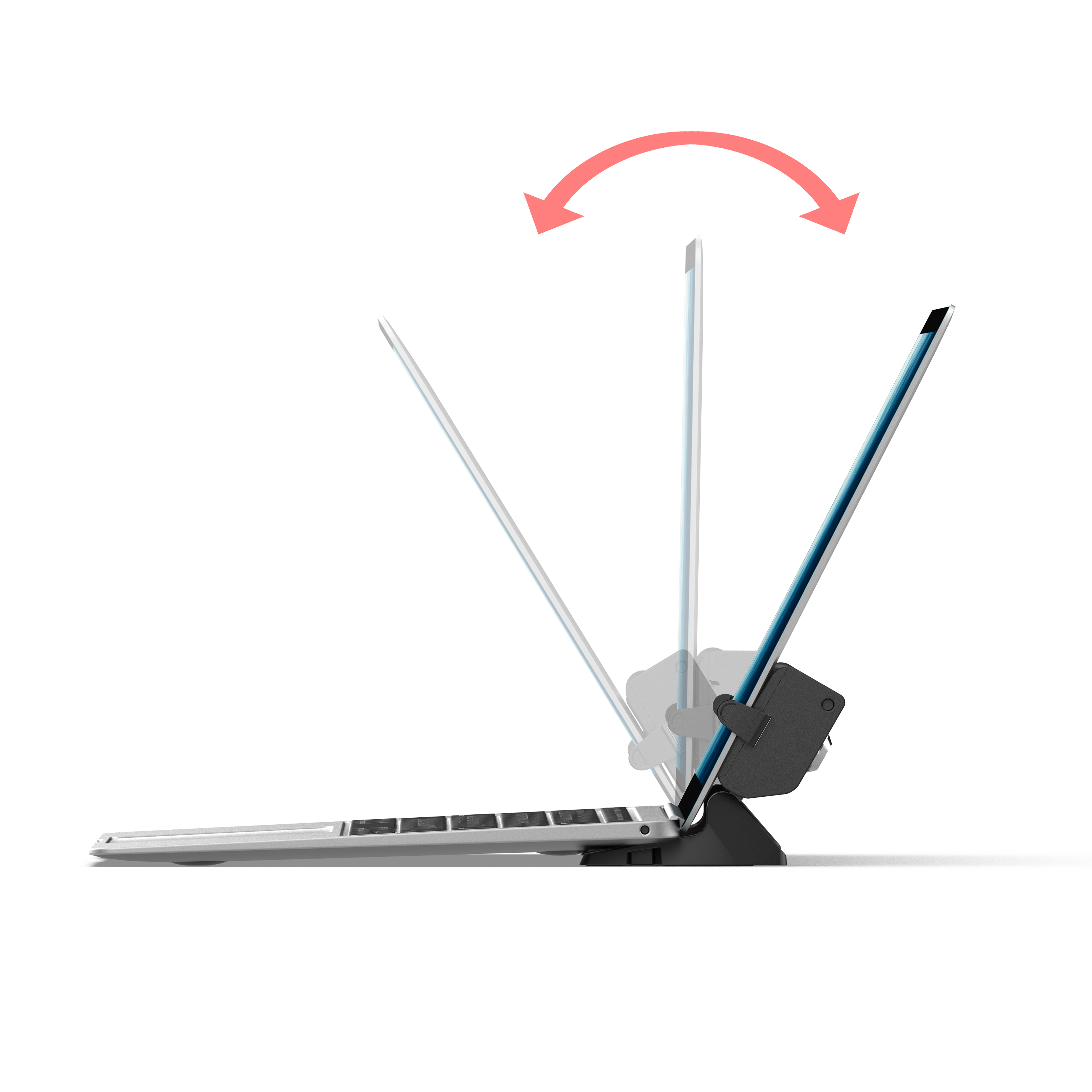 Locking and Folding Security Laptop Desk Mount