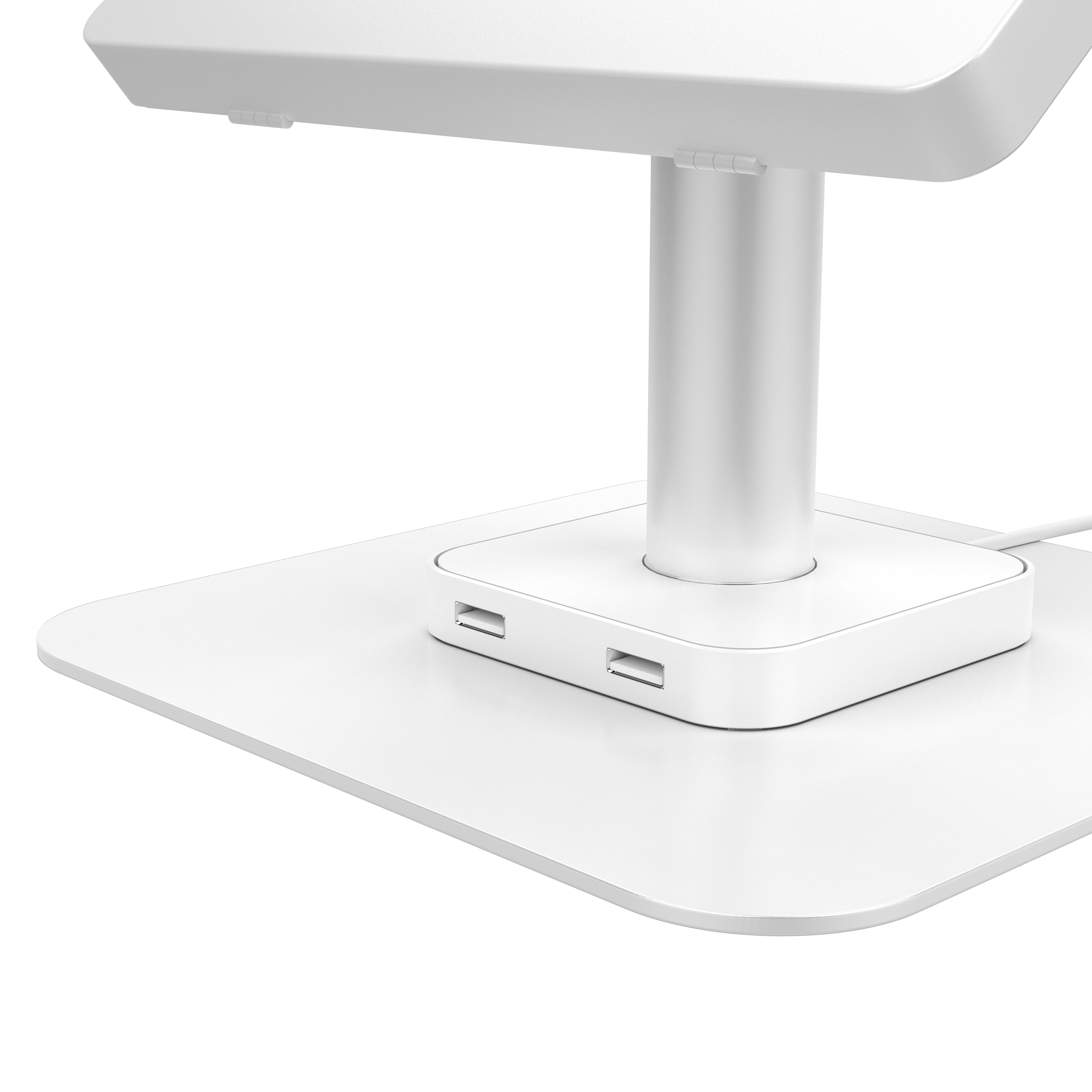 VESA Compatible Desk Mount with USB Ports and Cable Routing
