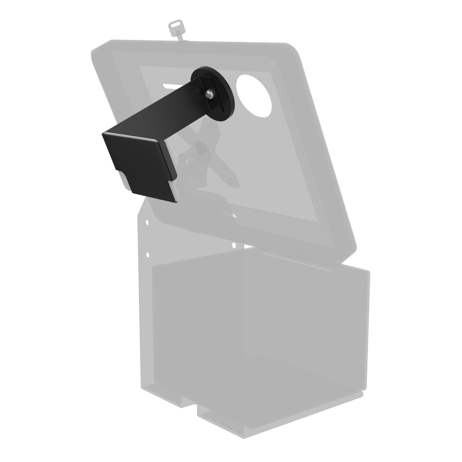 ID and Card Holder with Magnetic Attachment for Card Scanning