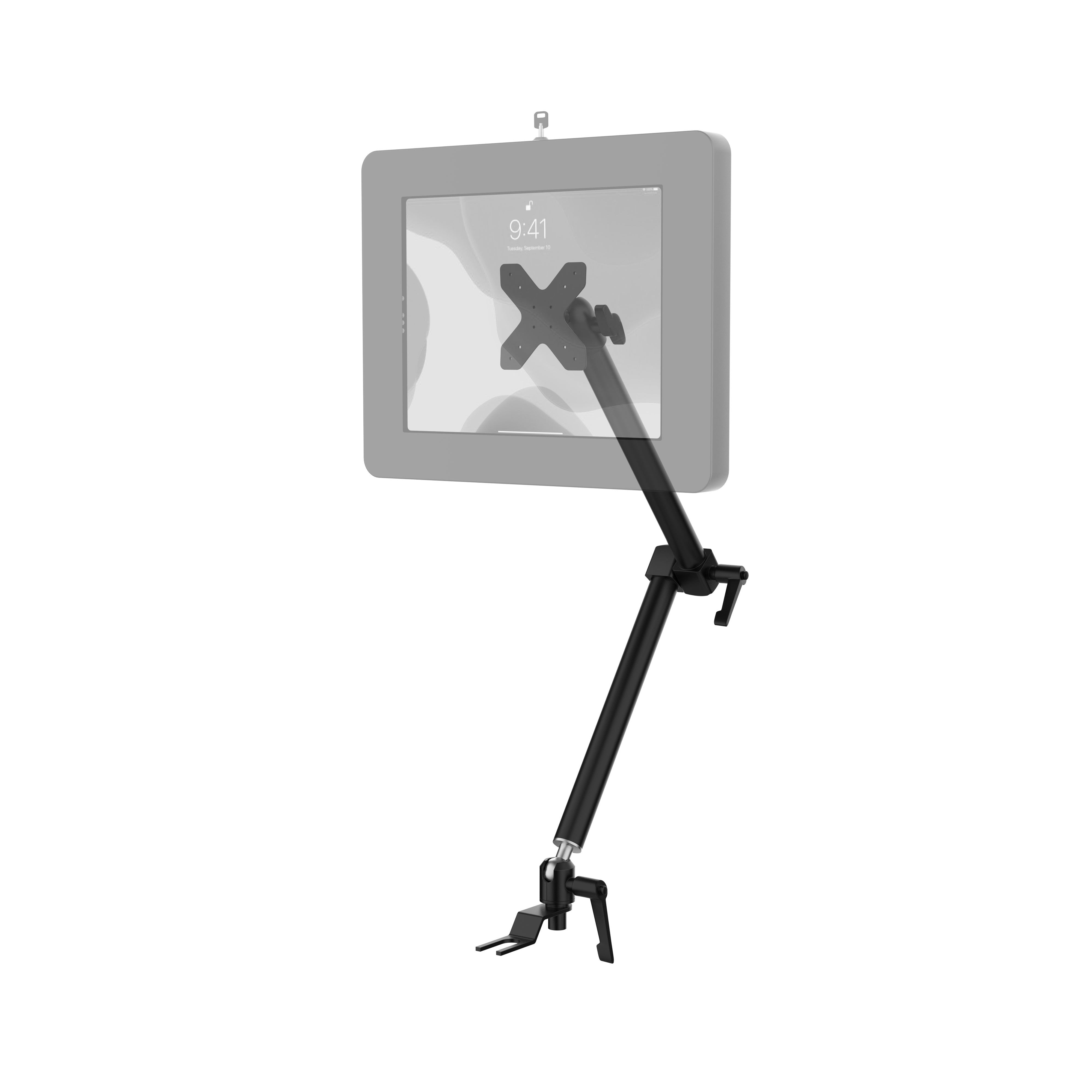 Aluminum Vehicle Mount for 7 - 14 inch Tablets