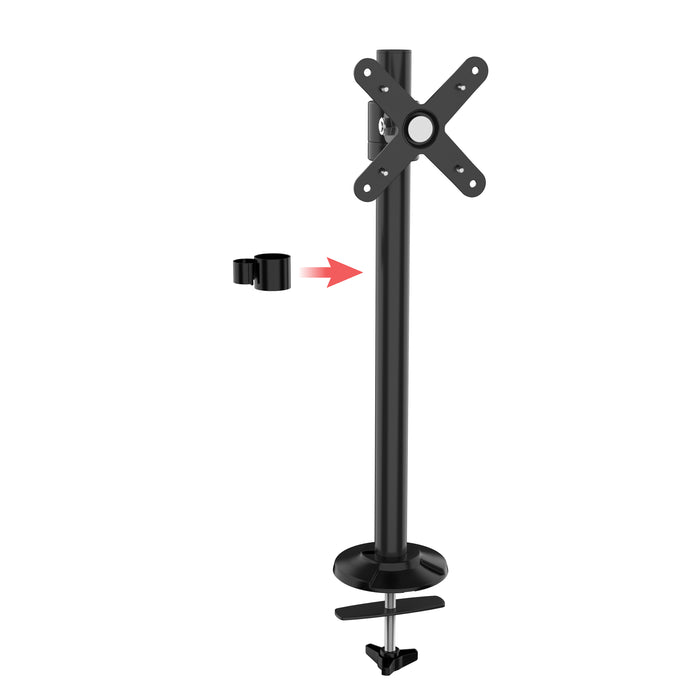 Articulating Monitor Arm with Clamp and Grommet