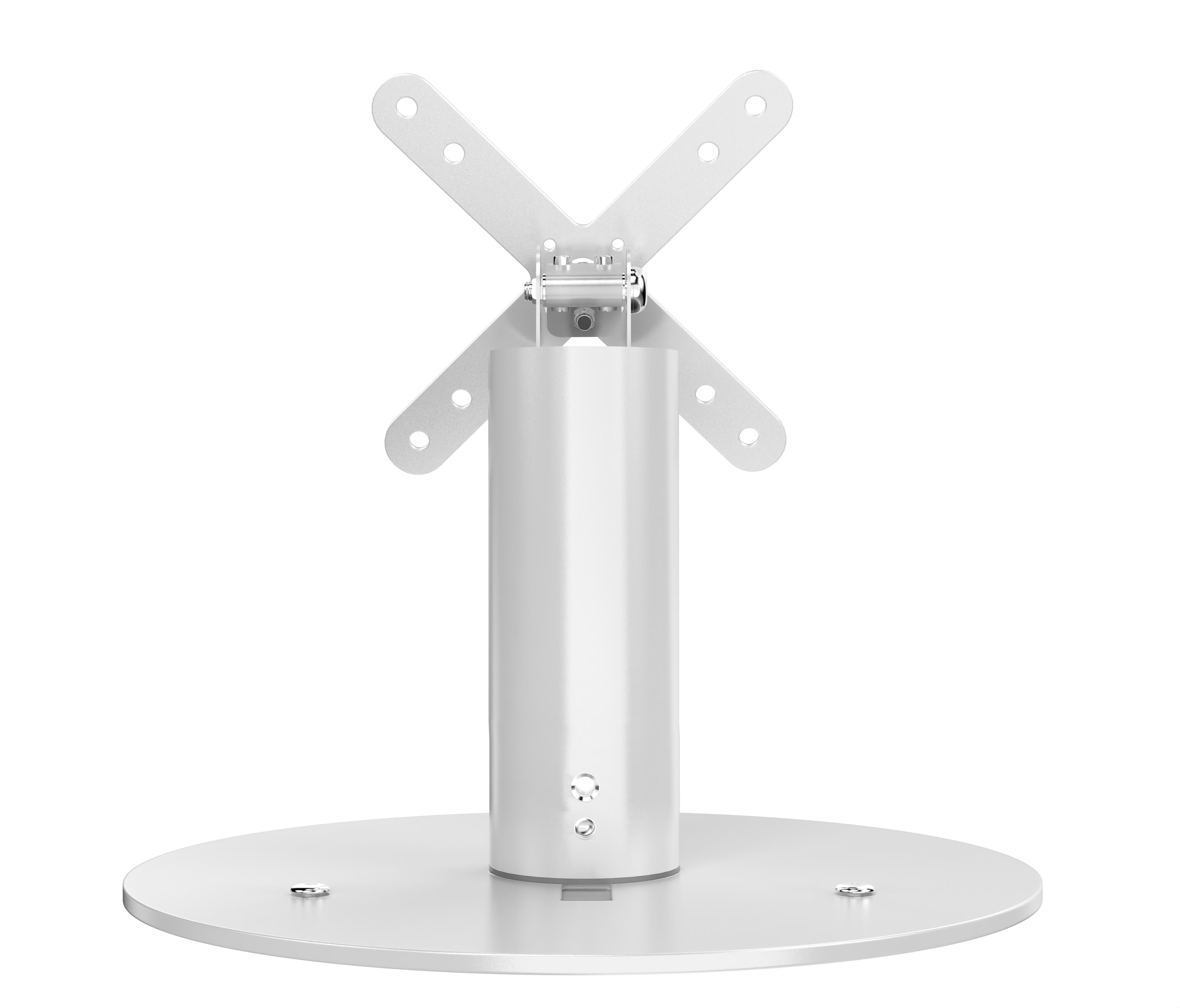 VESA Compatible Desk Mount with 360-Degree Rotation (White)