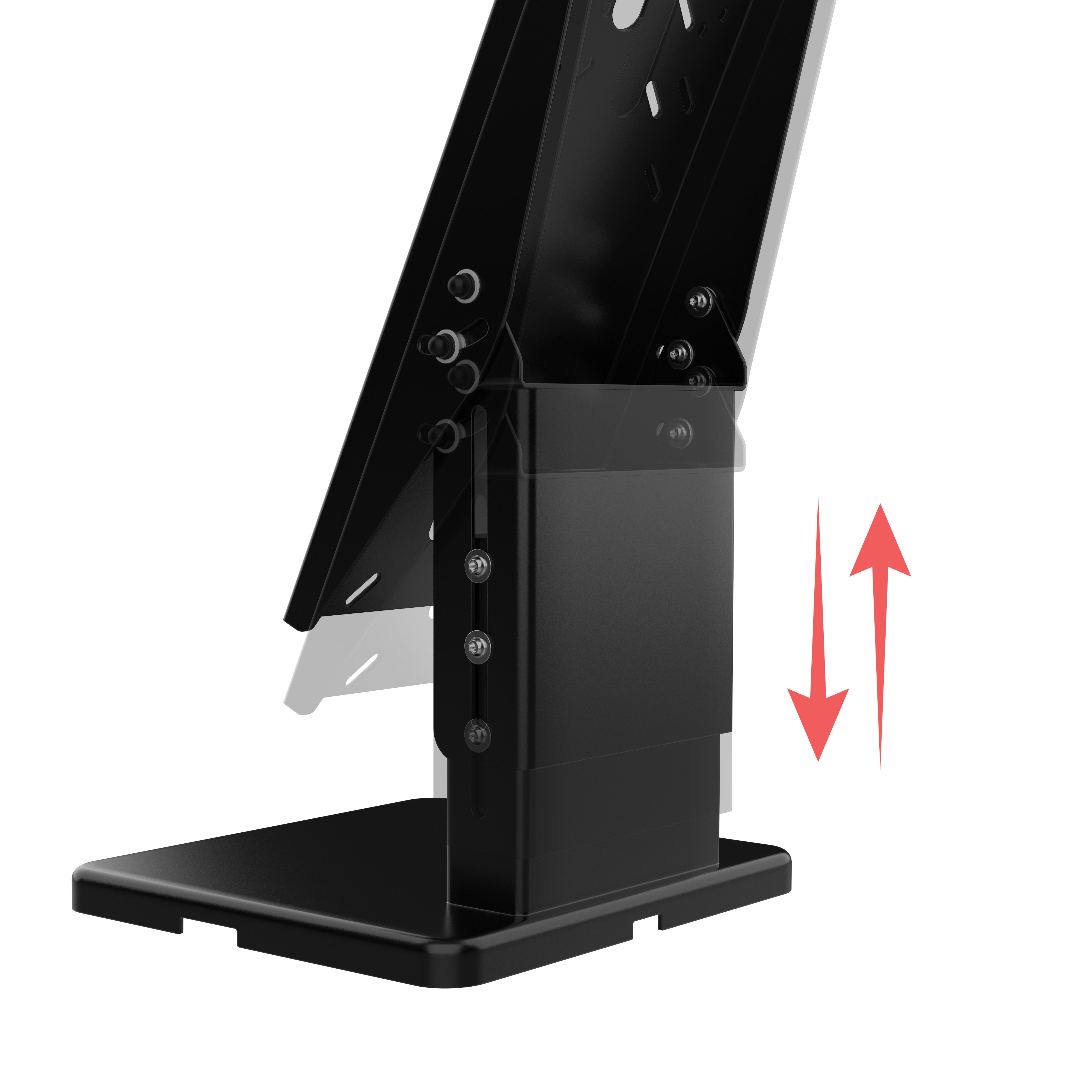 Triple-Screen Adjustable Kiosk w/ Security Enclosures for 11-inch iPad Air M2/ Pro M4 (2024) & more