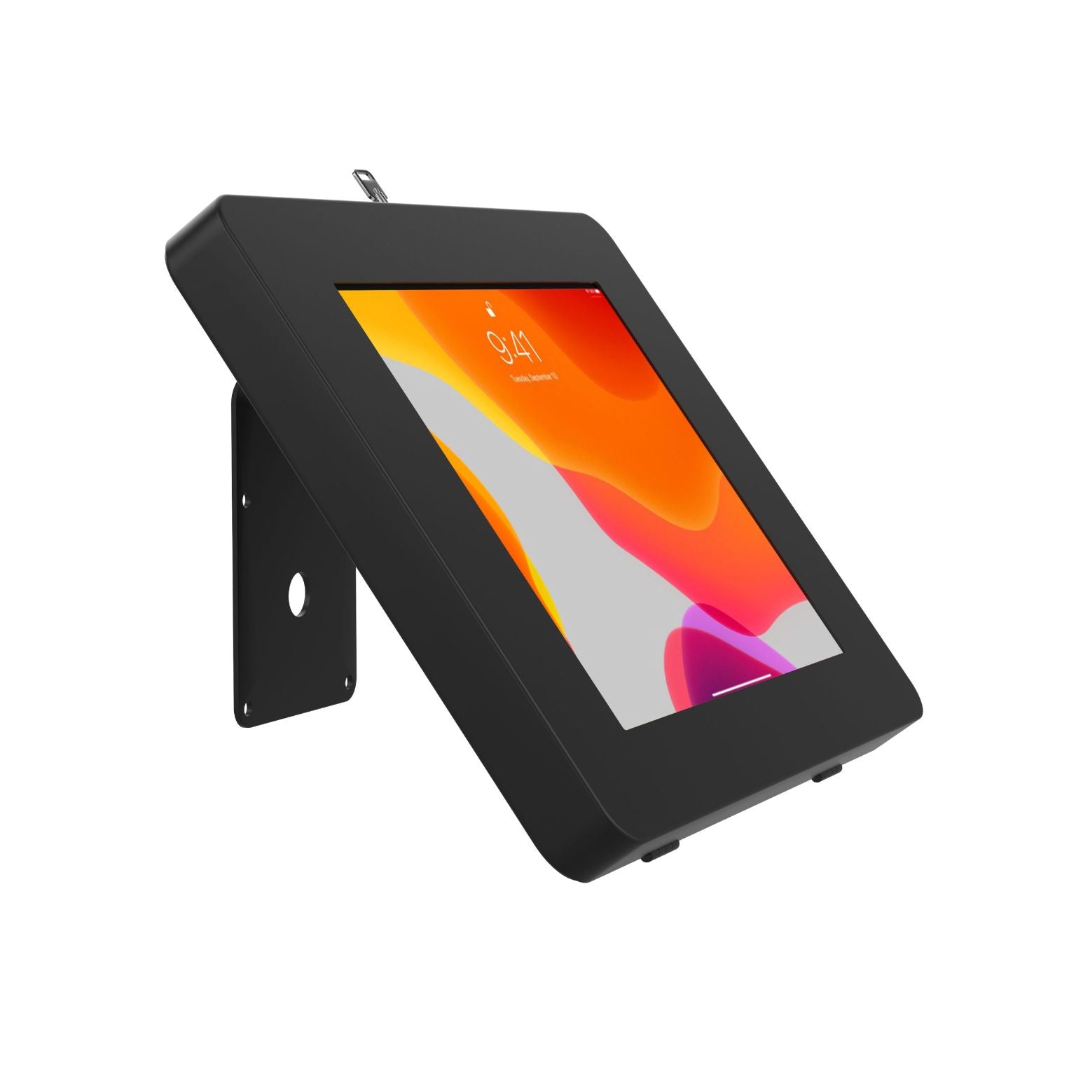 VESA Compatible Curved Stand & Wall Mount for CTA's Paragon Tablet Enclosures & other Device Cases