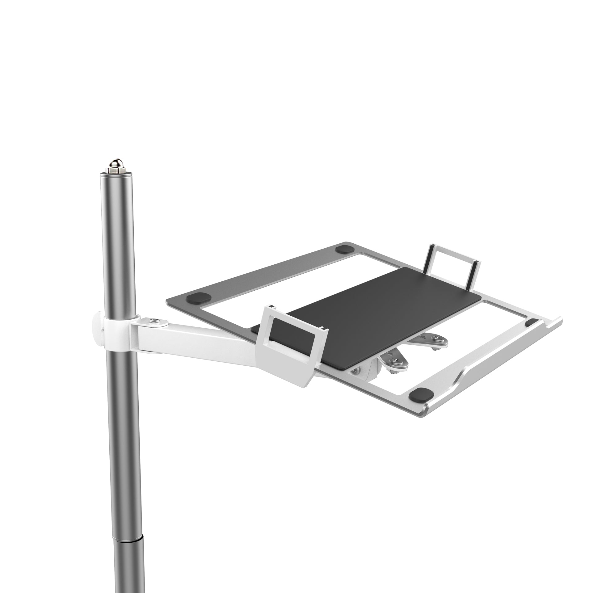 Height-Adjustable Floor Stand with Holder