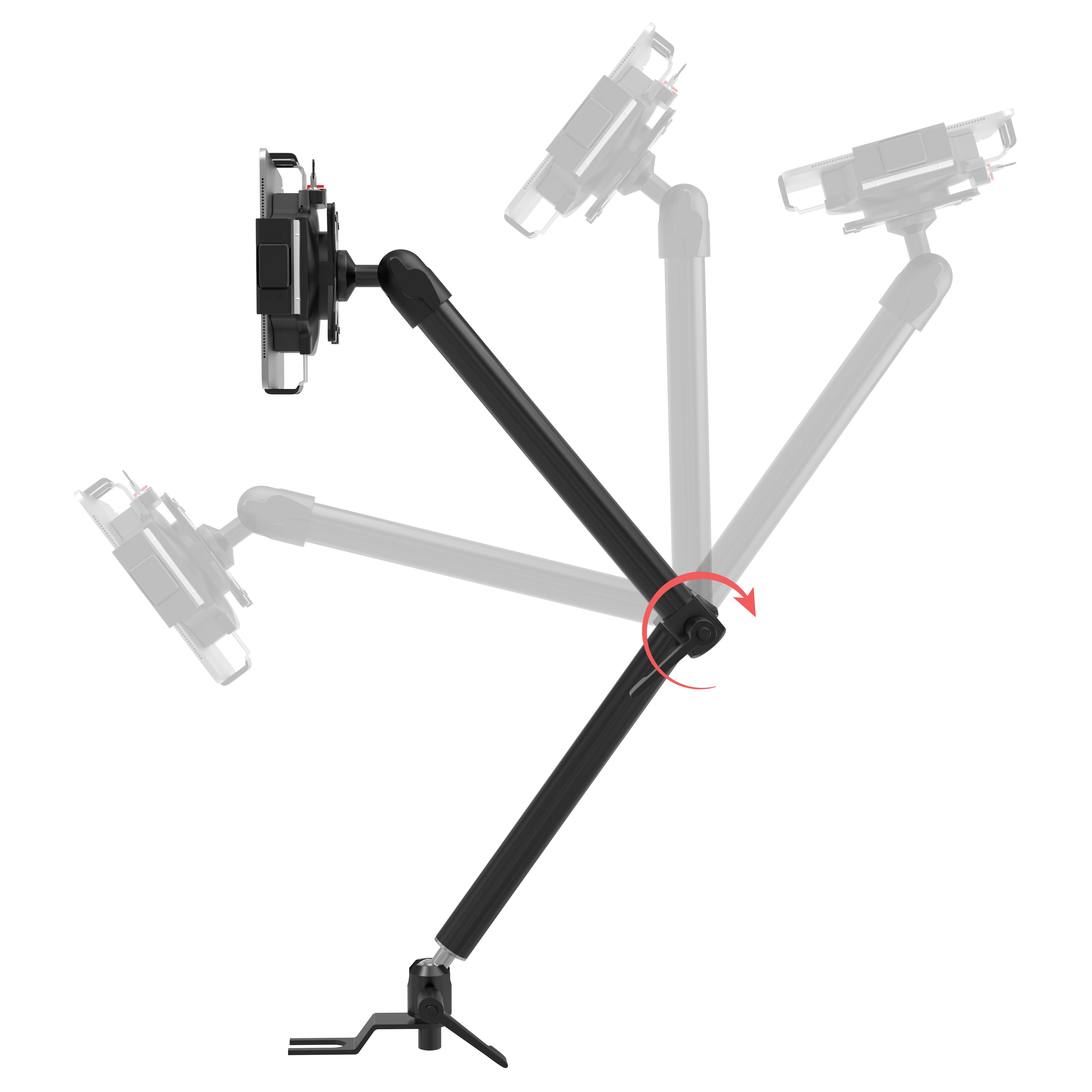 Aluminum Vehicle Mount for 7 - 14 inch Tablets