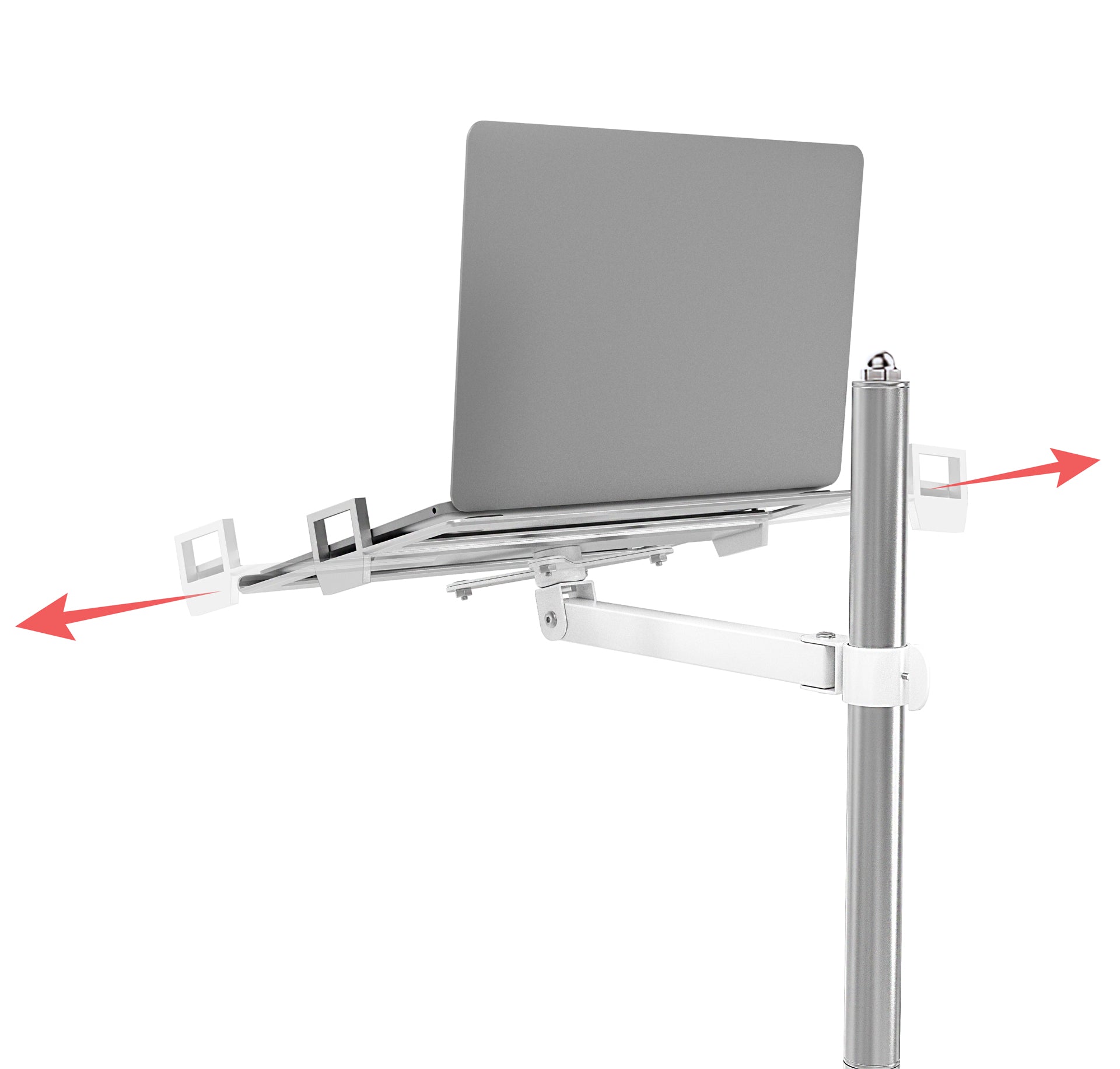 Height-Adjustable Floor Stand with Holder