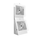 Dual VESA Desk Mount with Storage Compartment