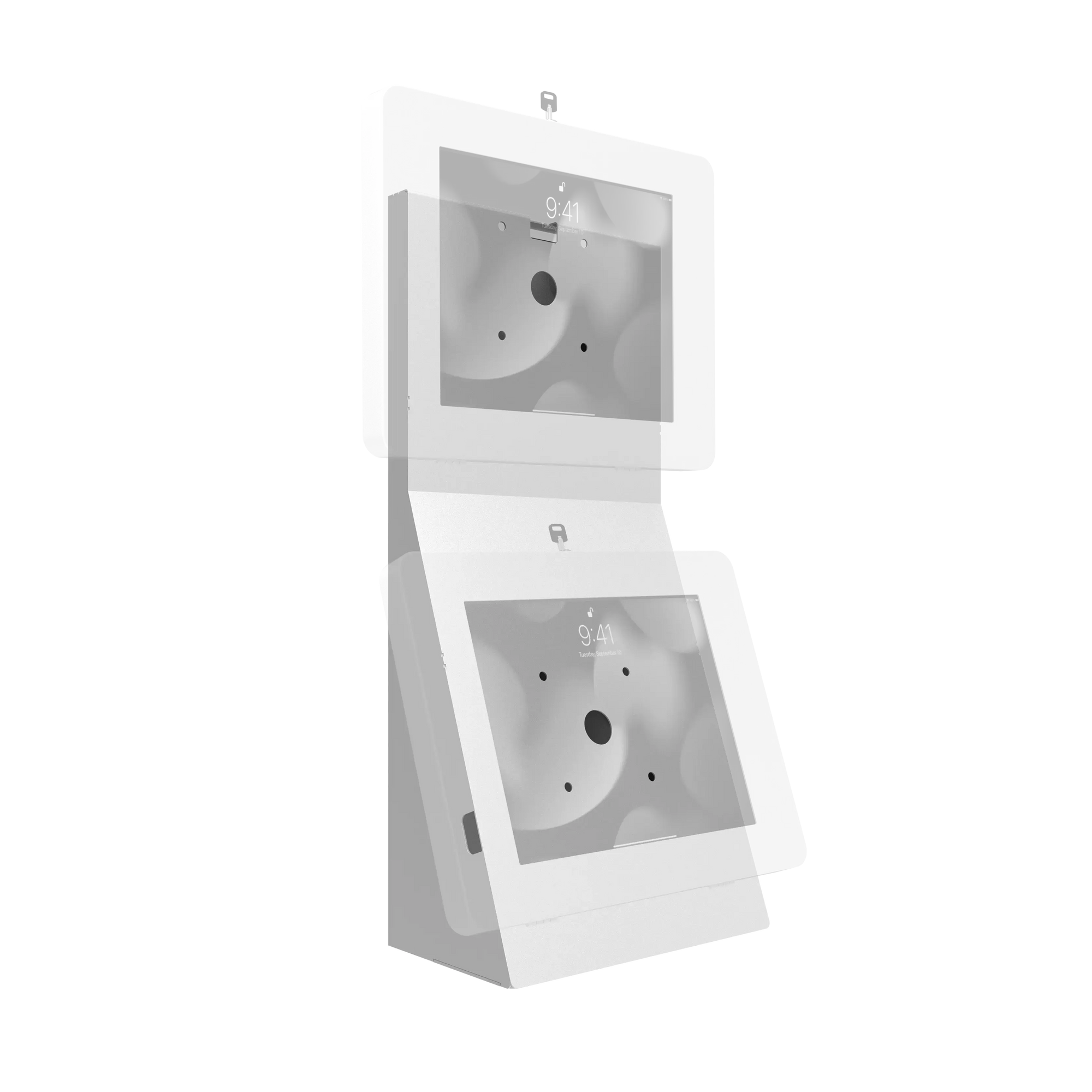 Dual Security Enclosure Desk Mount w/ Storage Compartment CTA DIGITAL