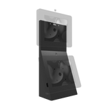 Dual VESA Desk Mount with Storage Compartment