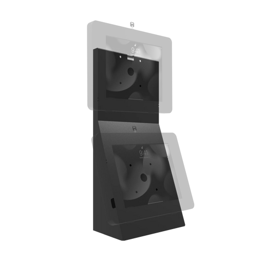 Dual Security Enclosure Desk Mount w/ Storage Compartment CTA DIGITAL