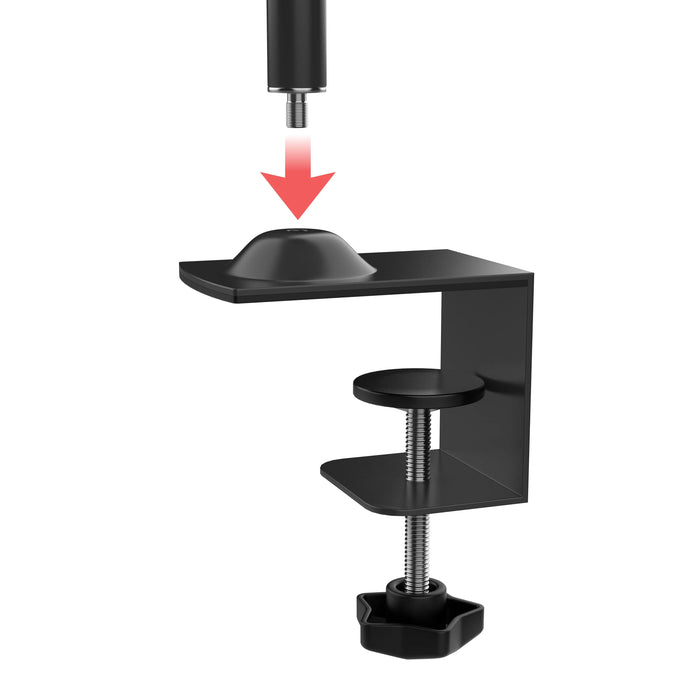 Extended Pole C-Clamp VESA Mount w/ Flexible Gooseneck CTA DIGITAL