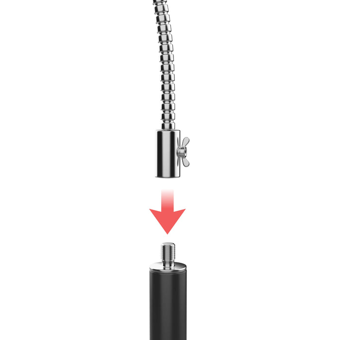 Extended Pole C-Clamp VESA Mount w/ Flexible Gooseneck CTA DIGITAL