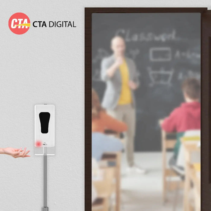 Heavy-Duty Mobile Automatic Soap Dispenser Stand CTA DIGITAL