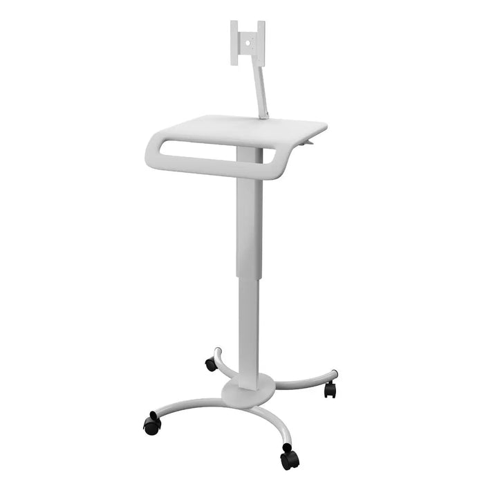 Height-Adjustable Rolling Medical Workstation Cart with VESA Plate CTA DIGITAL