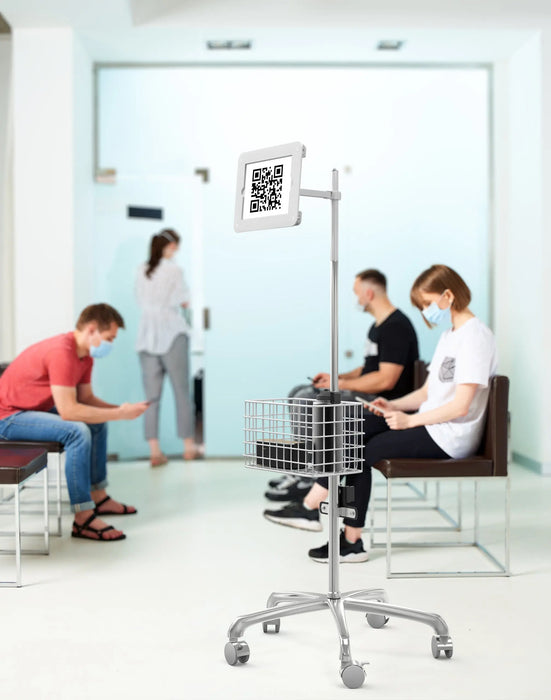 Medical Rolling Cart with Articulating Arm & Accessories CTA DIGITAL