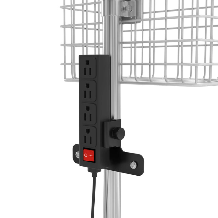 Medical Rolling Cart with Articulating Arm & Storage for Laptops CTA DIGITAL