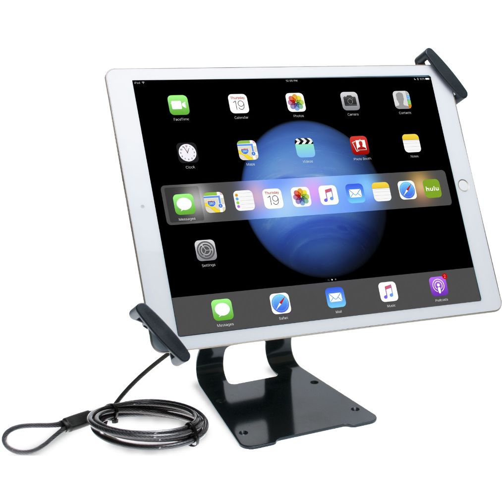 Adjustable Anti-Theft Security Grip & Stand for 9.7 - 14 inch Tablets