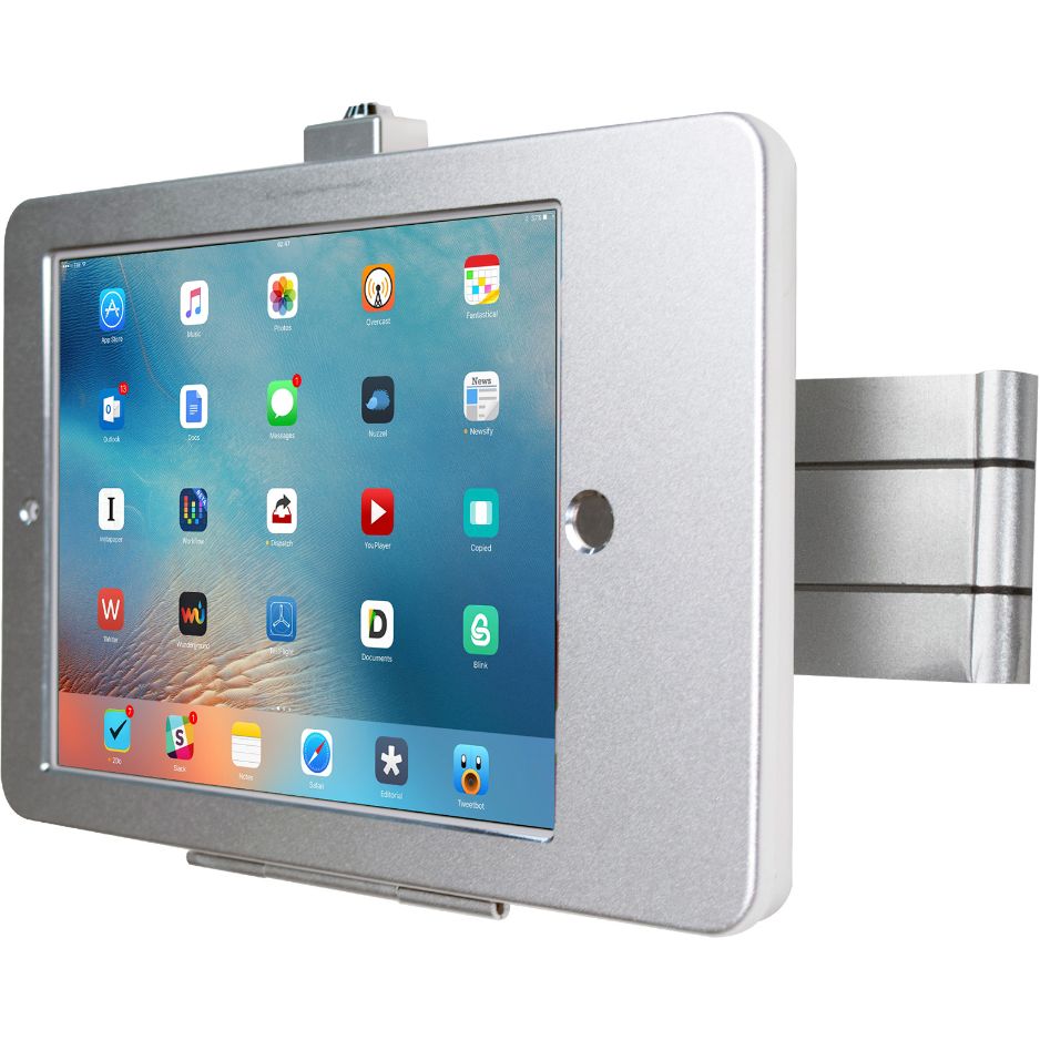 Articulating Wall Mounting Security Enclosure for iPad Air (Gen. 1-2), iPad Pro 9.7, iPad (Gen. 5-6)