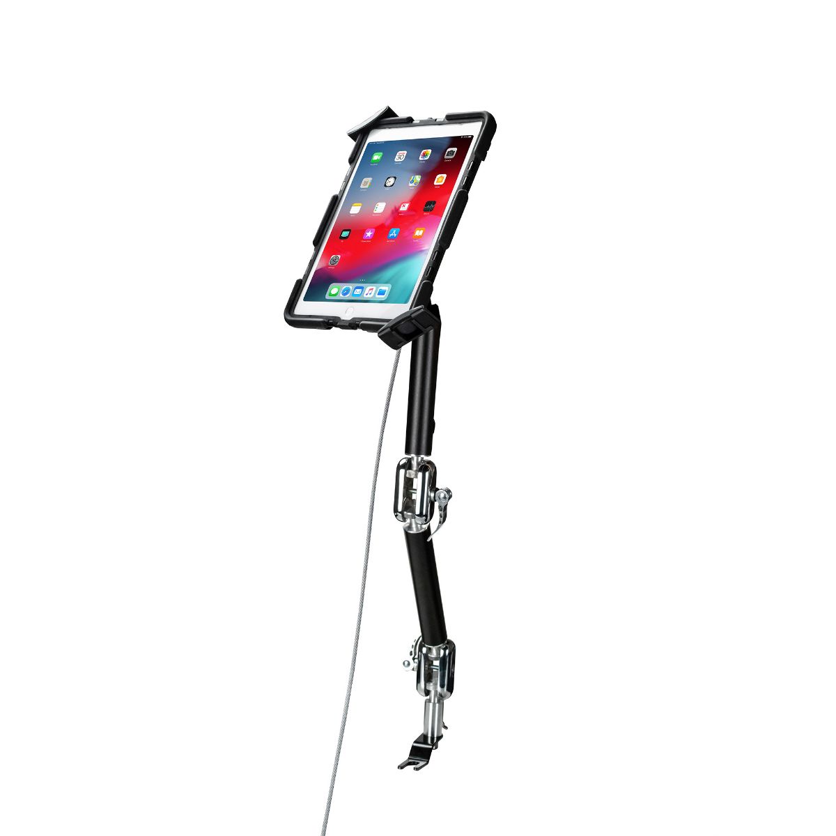Multi-Flex Quick Release Security Car Mount for 7 - 14 inch Tablets