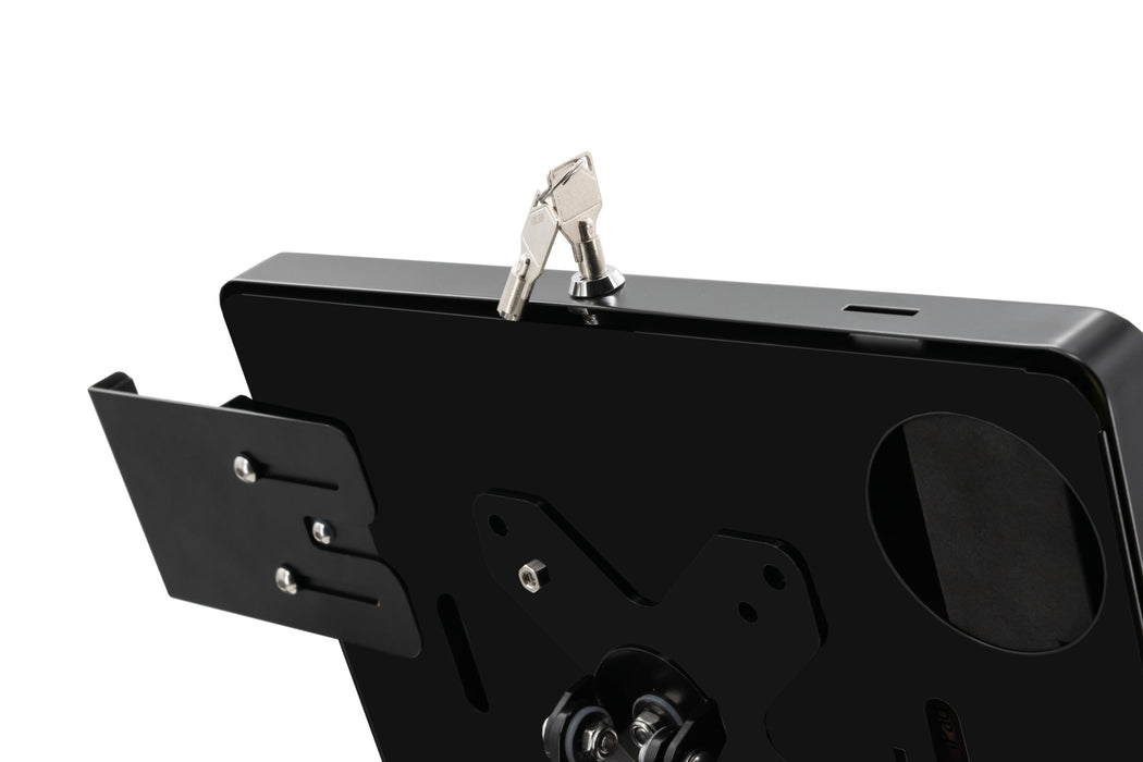 Single VESA Plate POS Station with Printer Stand, Magnetic Scanner &amp; Card Reader Holder