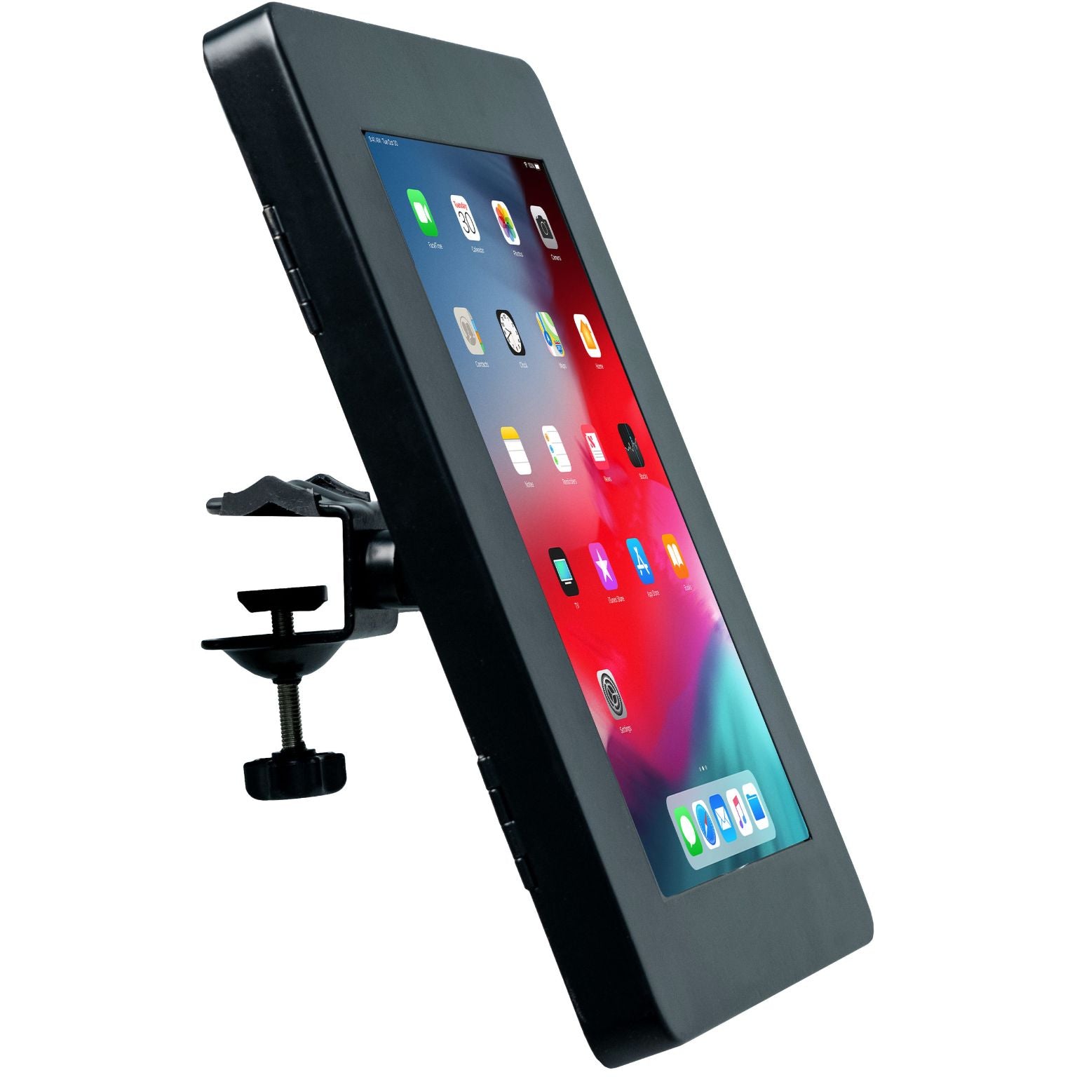 Premium Locking Shelf Mount for iPad Air 11 inch - M2 (2024), iPad Pro 11 inch - M4 (2024), iPad 10.2 inch (7th/9th Gen) & more