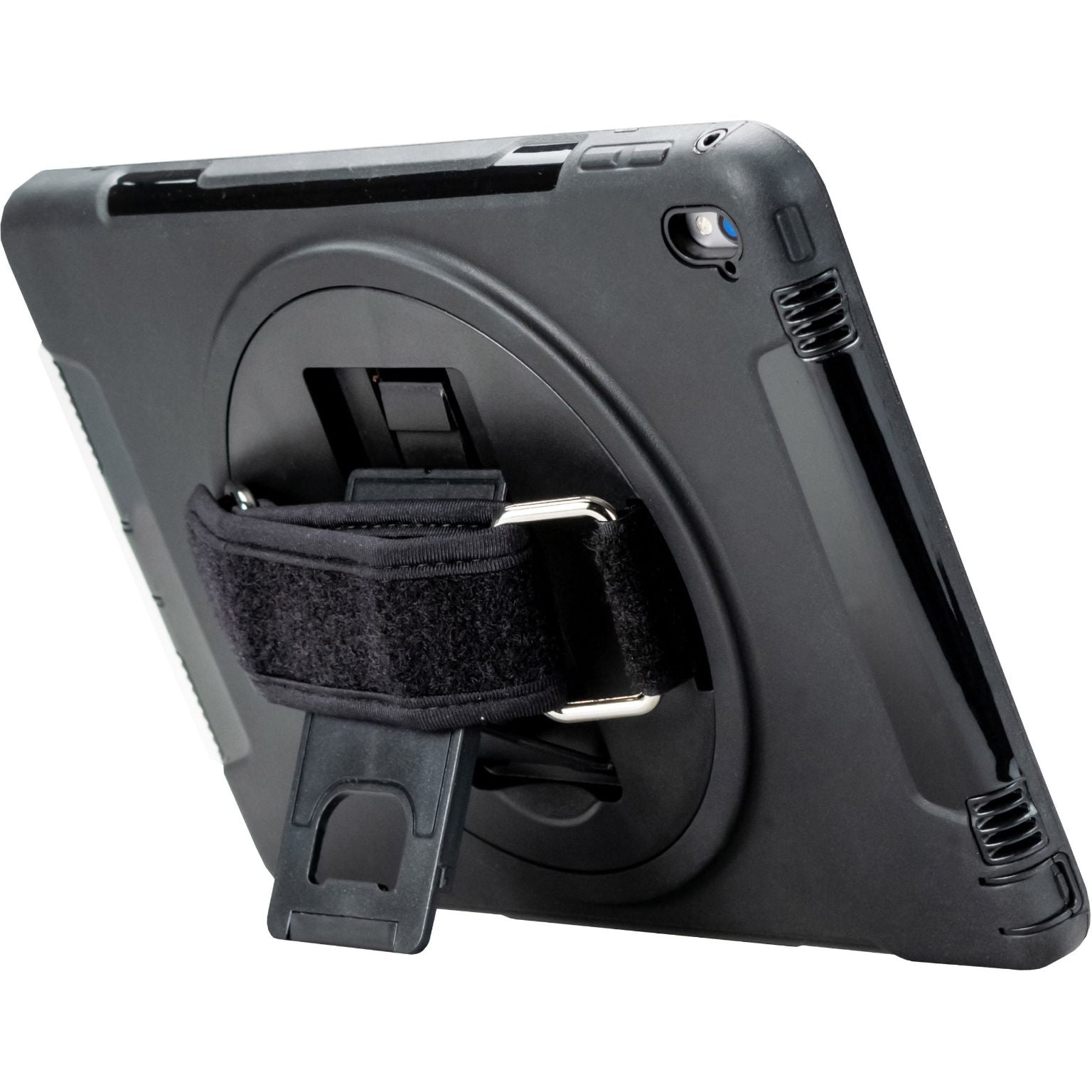 Military Grade Protective Case with Built-in 360 Degree Rotatable Grip Kickstand for iPad Pro 9.7"