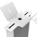 Premium Floor Stand Kiosk w/ Graphic Slots and Dual VESA Plates CTA DIGITAL