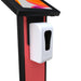 Premium Locking Floor Stand Kiosk w/ Graphic Card Slot & Automatic Soap Dispenser CTA DIGITAL