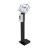 Premium Locking Sanitizing Station Stand