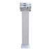 Premium Locking Sanitizing Station Stand with Graphic Card Slot CTA DIGITAL