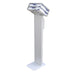 Premium Locking Sanitizing Station Stand with Graphic Card Slot CTA DIGITAL