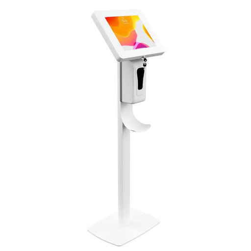 Premium Thin Profile Floor stand w/ Security Enclosure & Automatic Soap Dispenser CTA DIGITAL
